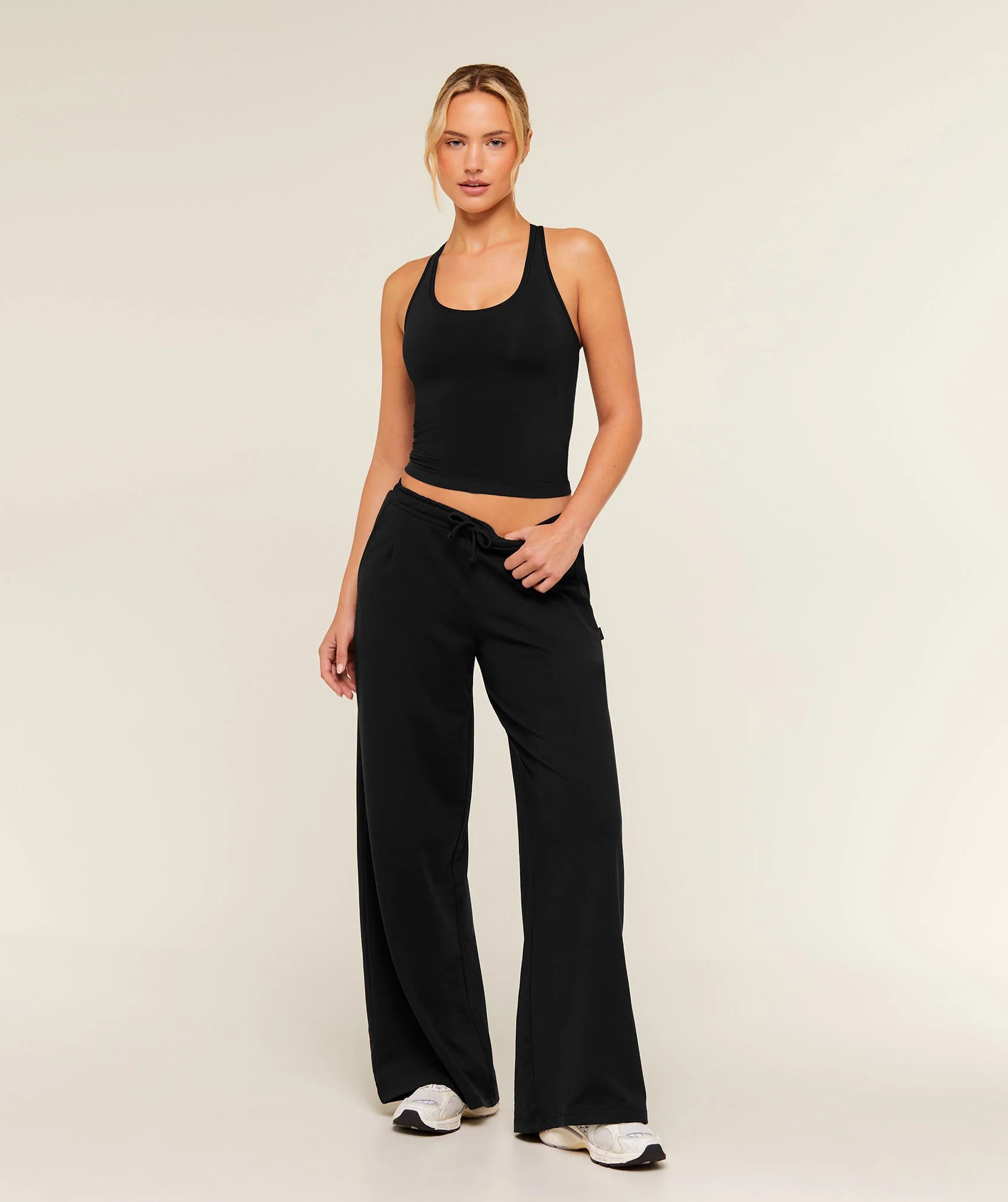 Pack de 3 Pantalons Wide Leg Femme en 3 Couleurs – Coupe Ample et Confortable